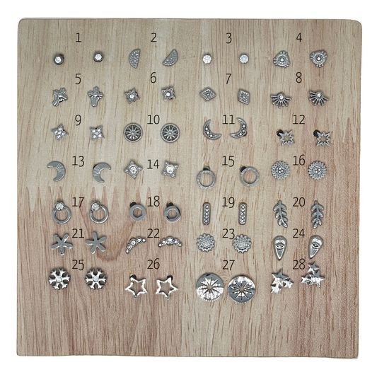 Puces Acier Inoxydable - Argent