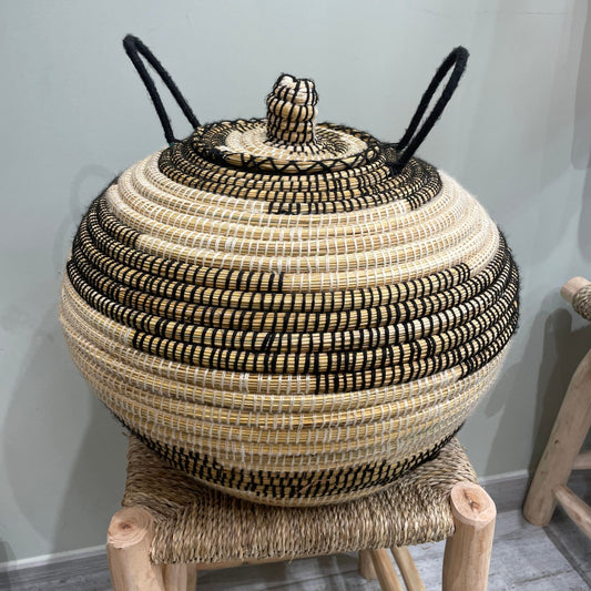 Boite berbère mini noire