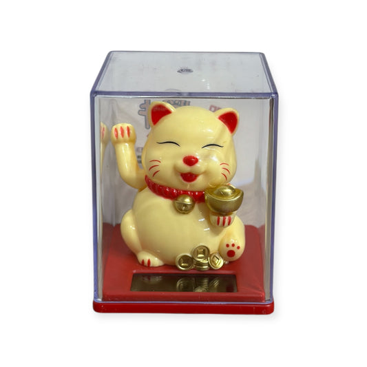 Chat Porte Bonheur - Jaune