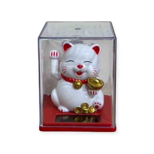 Chat Porte Bonheur - Blanc